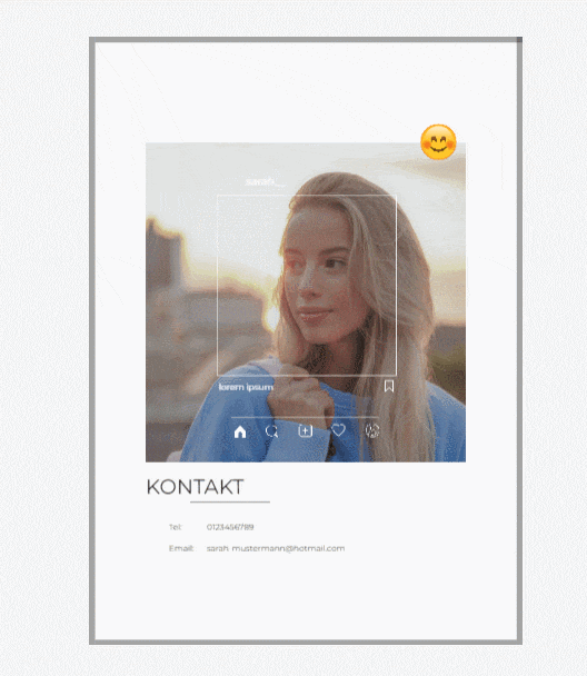 Create your own application booklet with your own photos