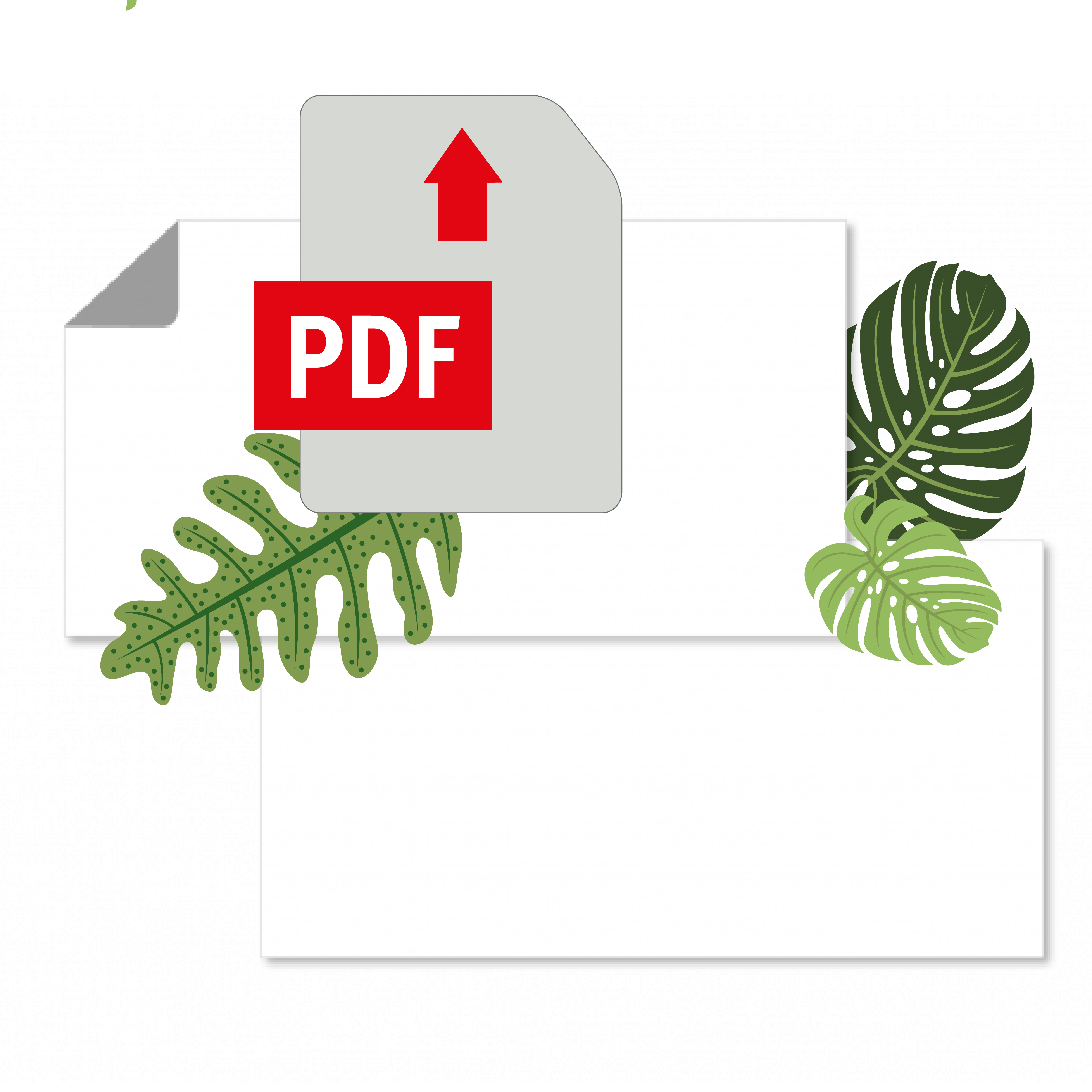 Eigene PDF als klimafreundliche Postkarte drucken