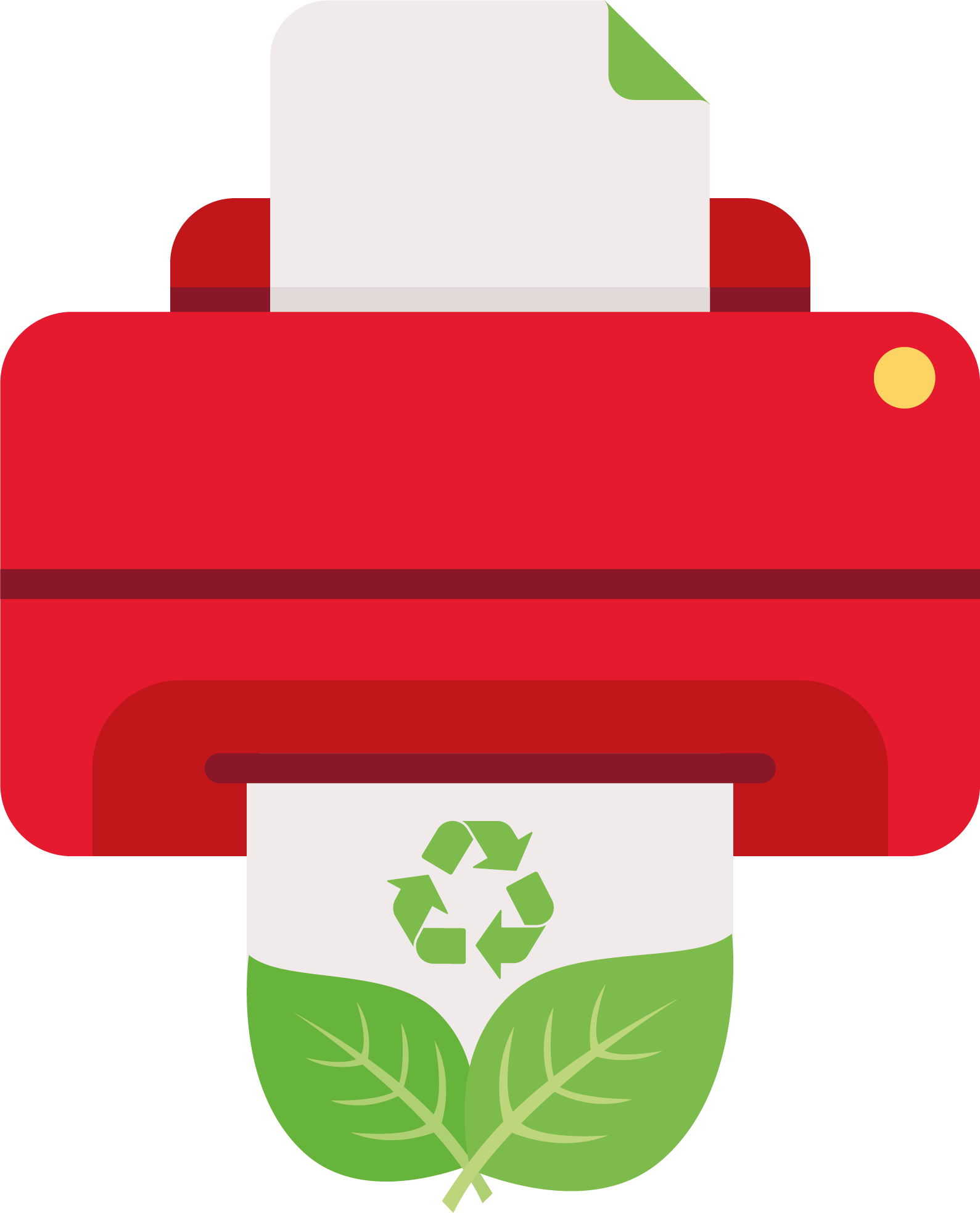 Icon for climate-compensated newspaper printing