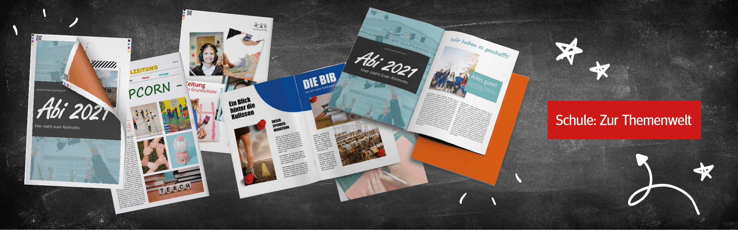 Templates and ideas from the school newspaper theme world