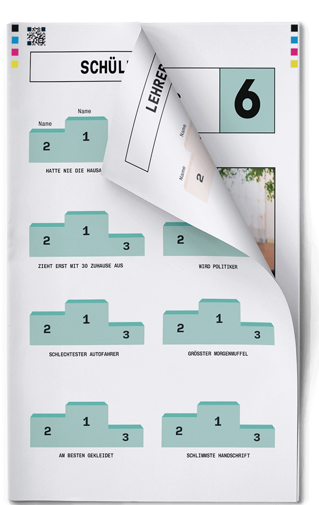 Modèles et idées de classements dans un journal de fin d'année