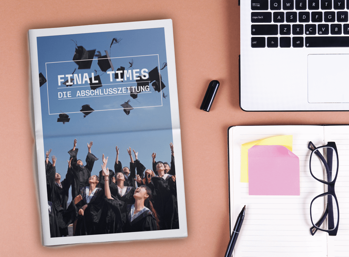 Design and print graduation newspaper for school online