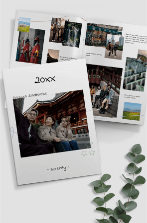 Create city trip photo book in A4 or A5