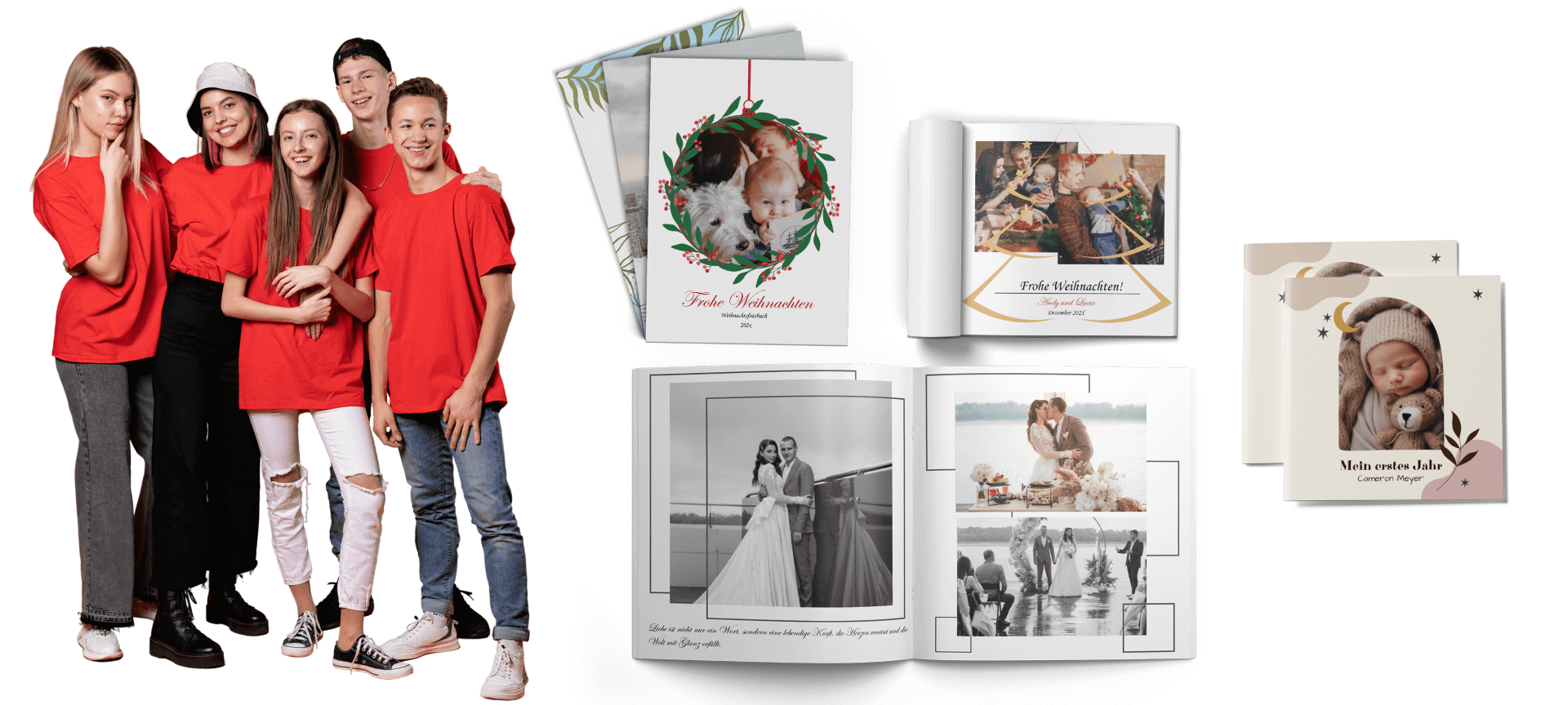 Create your own photo book online with templates