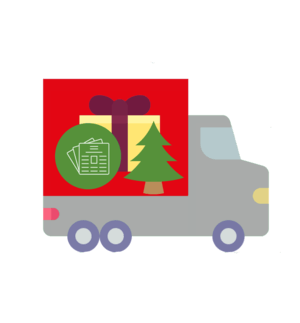 Lieferung individueller Zeitungsdruck bis Weihnachten