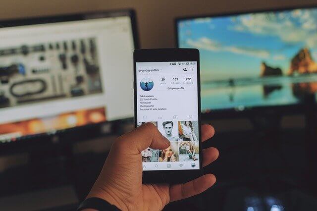 Instagram Profil mit Online-Programm verknüpfen