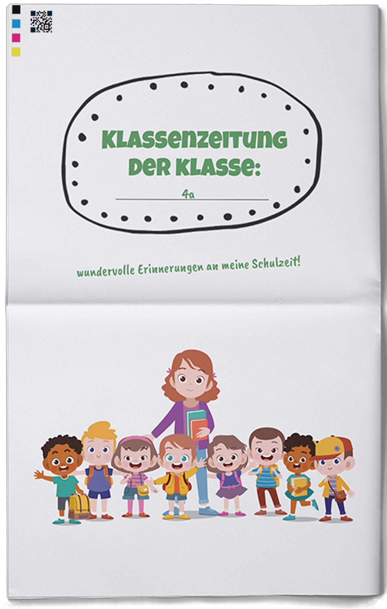 Vorlage für Deckblatt einer echten Klassenzeitung