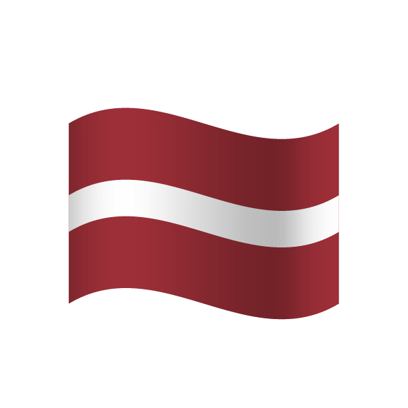 Lettland Flagge Icon