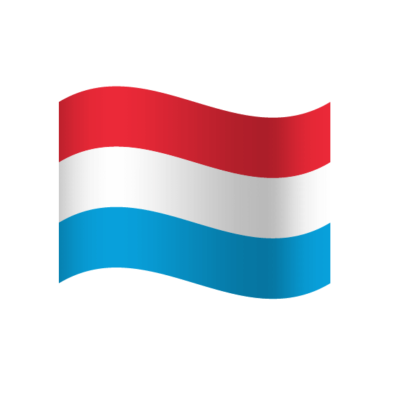 Luxemburg Flagge Icon