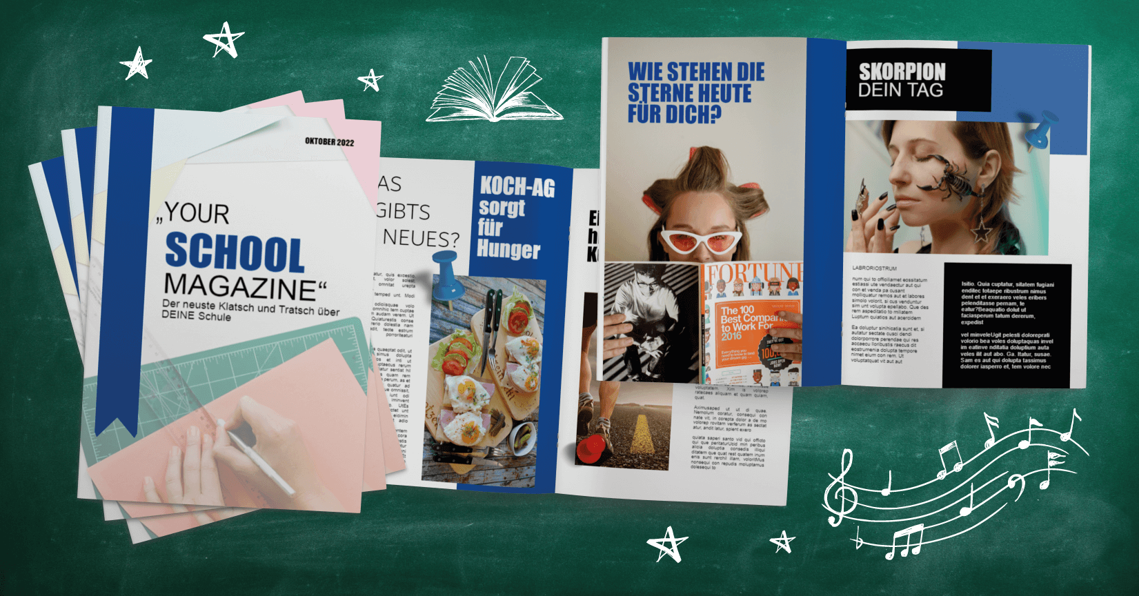 Design and print your school magazine online