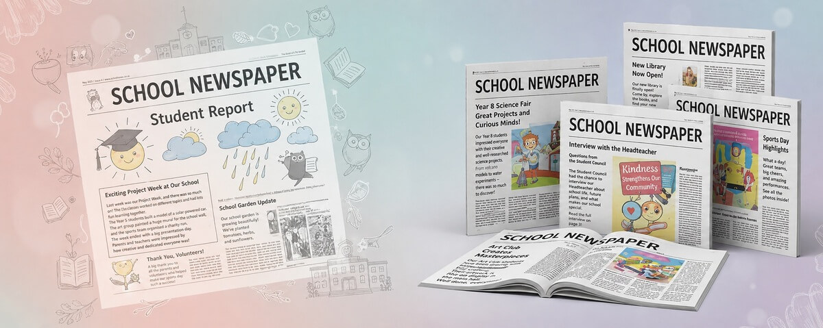 Exemples de journaux scolaires nouvellement créés