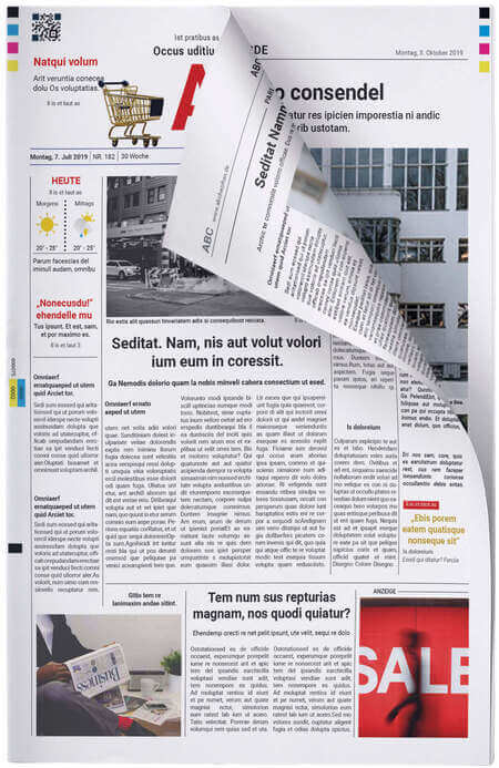 Create fake newspaper in the look of a classic daily newspaper