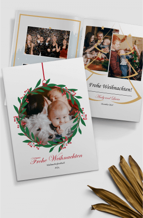 Create Christmas photo book in A4 or A5
