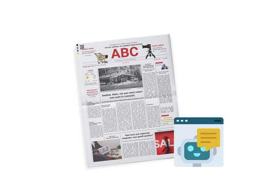 Inhalte für eigene Zeitung mit KI-Prompts generieren