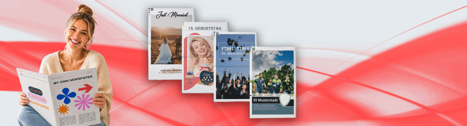 Personalisierter Zeitungsdruck in Kleinauflage ab 1 Exemplar