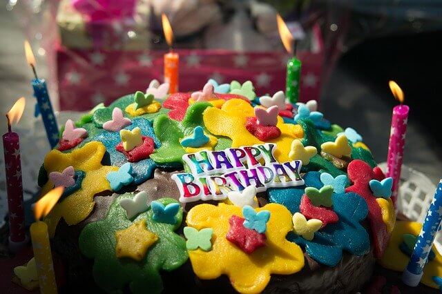 Gâteau anniversaire fait maison