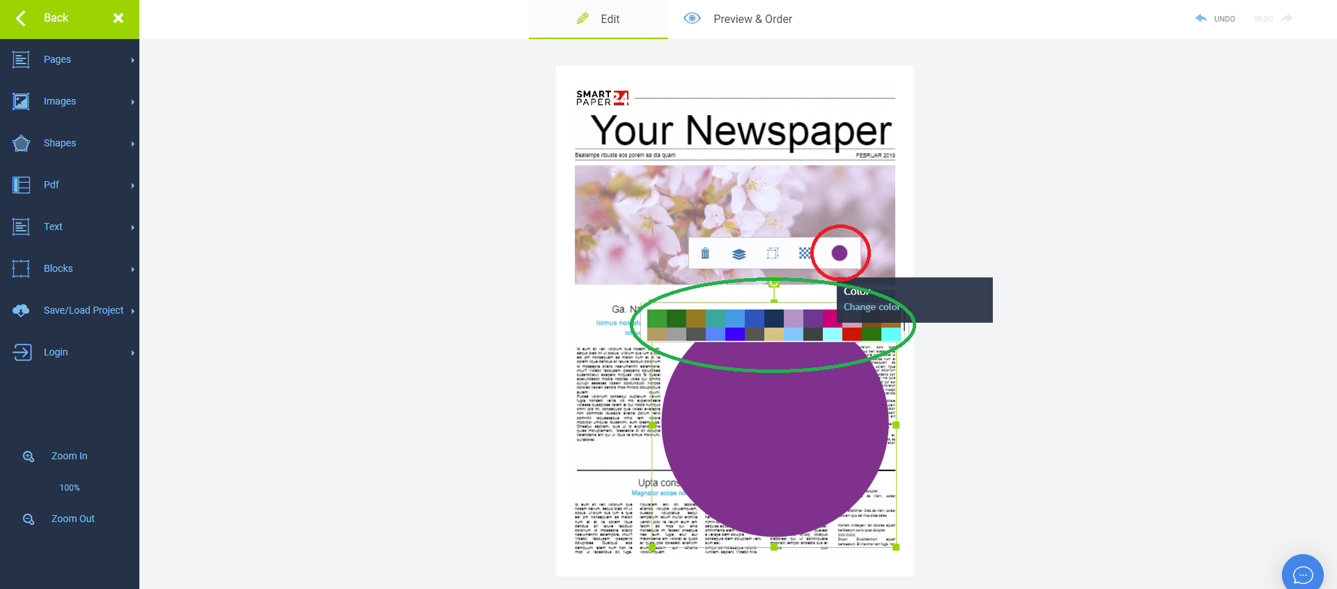 how to make a newspaper - step 24