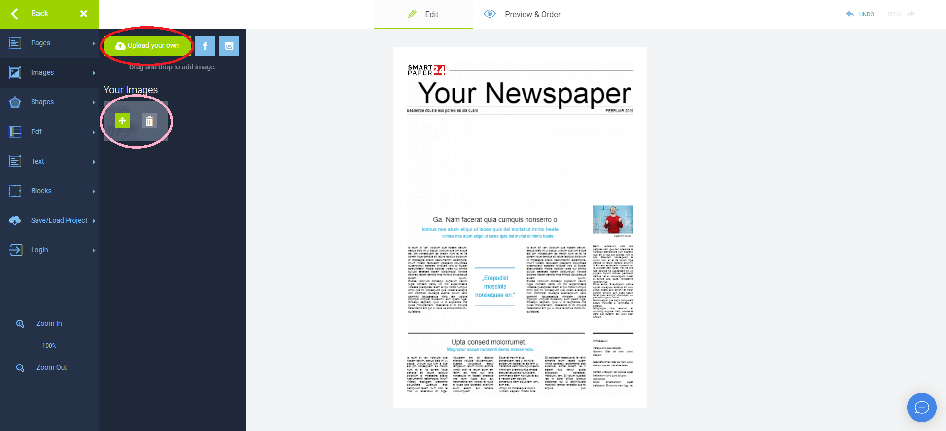 how to make a newspaper - step 8