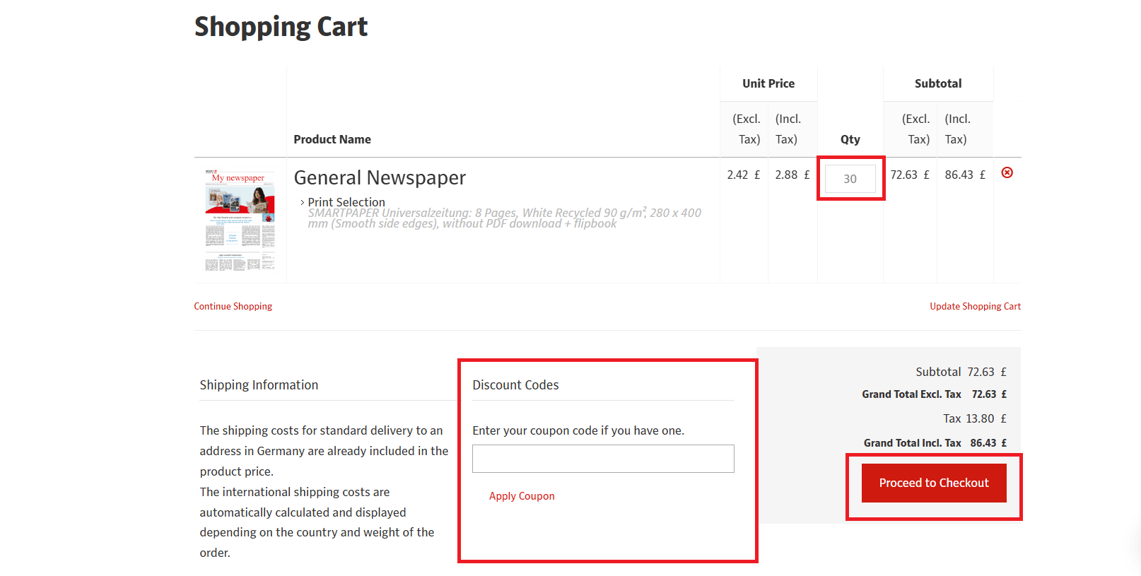 Order & print newspaper online