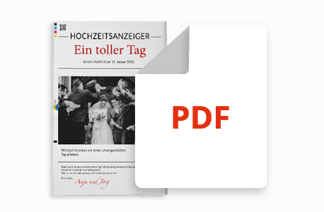 PDF hochladen und Kleinauflage auf Zeitungspapier drucken