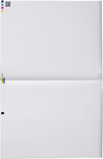 Blank newspaper template