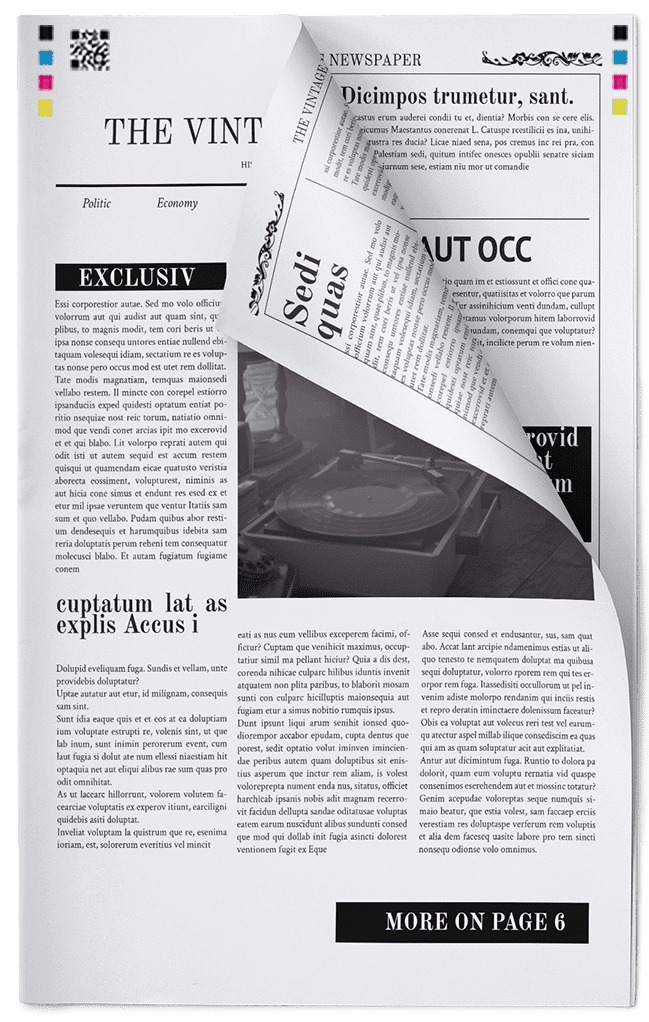 Create a personal newspaper for wedding, birthday or clubs