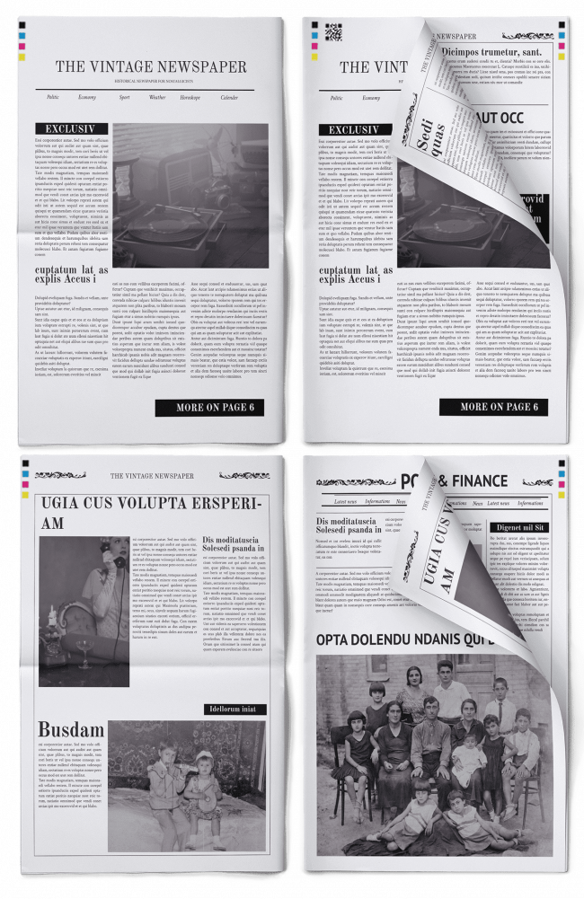 Create a personal newspaper for wedding birthday or clubs