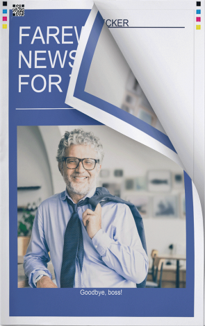 Goodbye Boss Newspaper