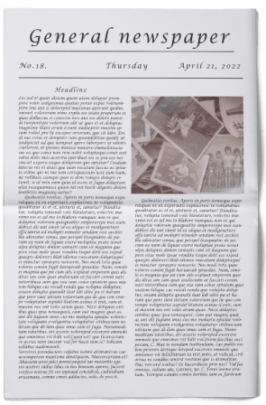 Design your historical newspaper