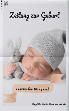 Birth Announcement Newspaper