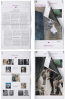Template for modern wedding newspaper