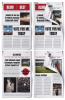 Template for modern tabloid