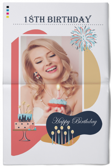Design your 18th birthday newspaper
