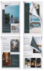 Template for hotel newspaper