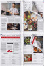 Template for menu newspaper