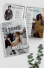 Design your silver wedding magazine