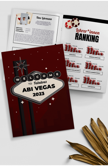Abibuch Abivegas gestalten