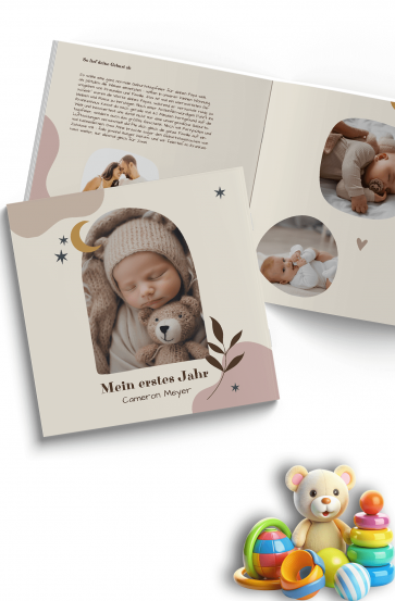 Babyfotobuch Quadratisch