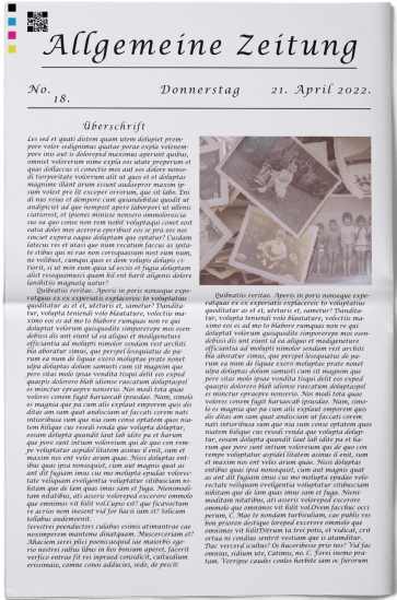Historische Zeitung gestalten