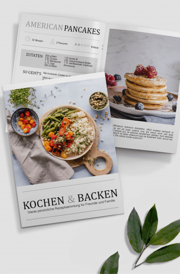 Kochbuch als Magazin gestalten