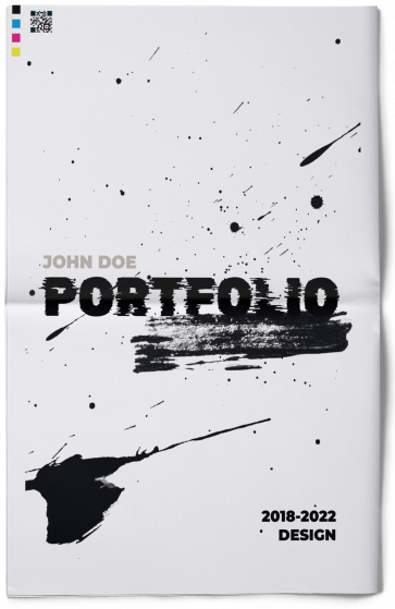 Zeitung Portfolio gestalten