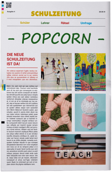 Schülerzeitung gestalten