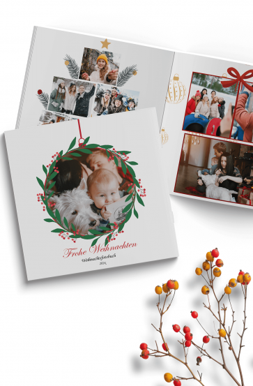 Weihnachtsfotobuch Quadratisch