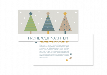 Weihnachtskarte "Winterwald"