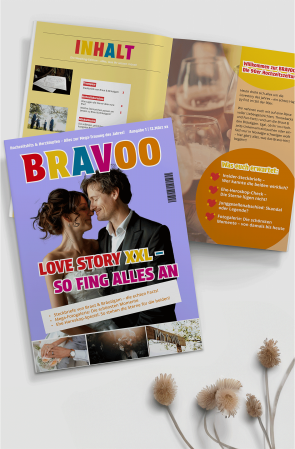 Hochzeitszeitung Bravo Stil