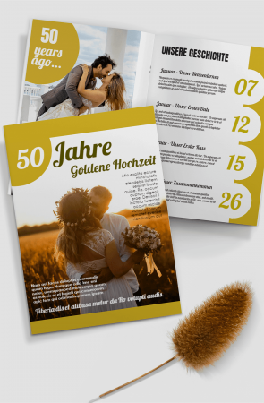 Hochzeitsmagazin Gold