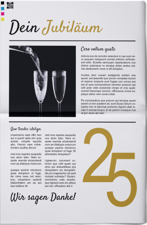Jubiläumszeitung gestalten