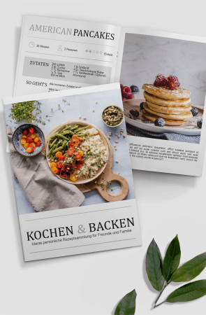 Kochbuch als Magazin gestalten