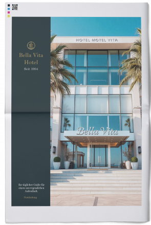 Hotelzeitung gestalten