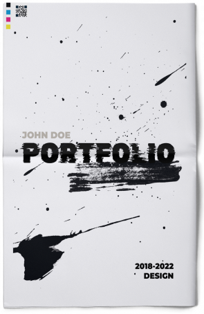 Zeitung Portfolio gestalten